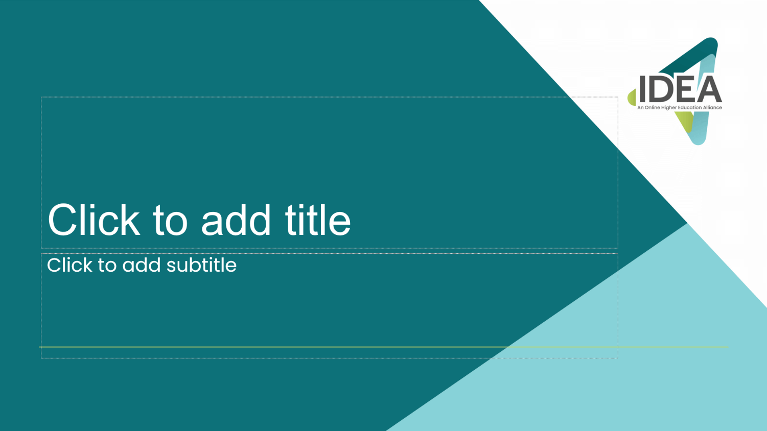 PowerPoint Title Slide Modern